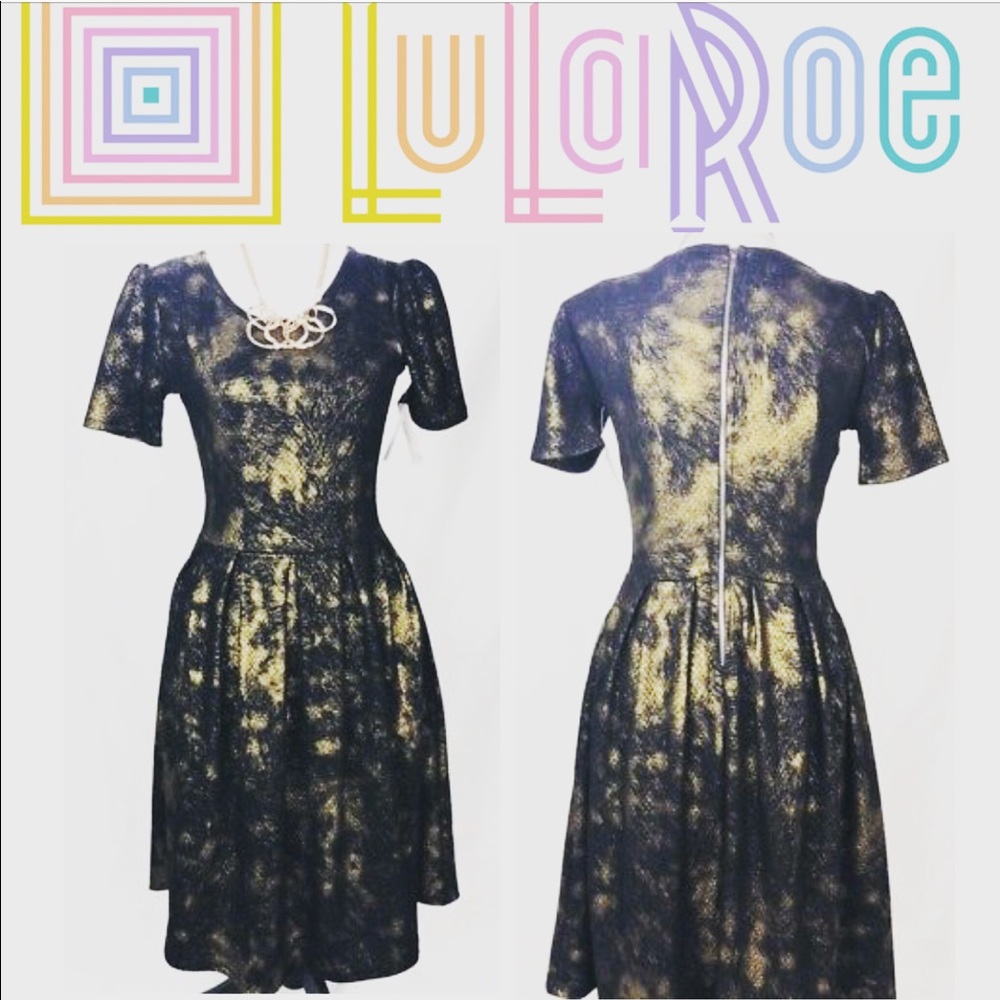 SOLD- NWT LuLaRoe Metallic Dress